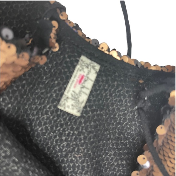 Last Chance….Free People Seeing Double Metallic Sequin Slip Dress xs - Picture 9 of 15